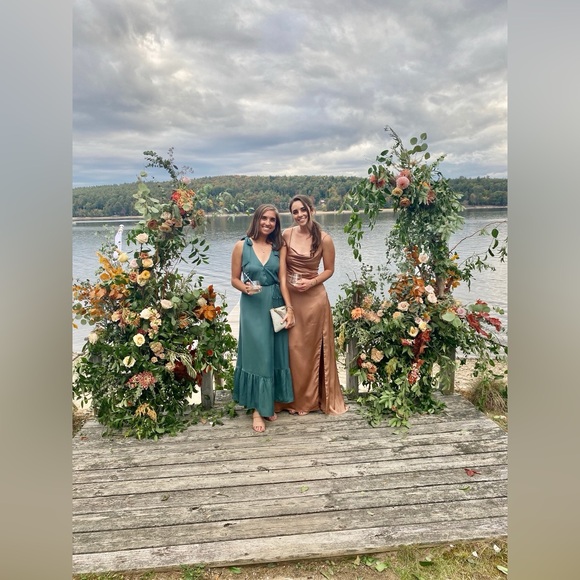 Fame and Partmers discontinued Rosabel maxi dress in Bronze - Picture 9 of 10